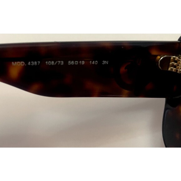 VERSACE Gold Medusa VE4387 108/73 Havana Oversized Sunglasses Brown Tortoise main image 3